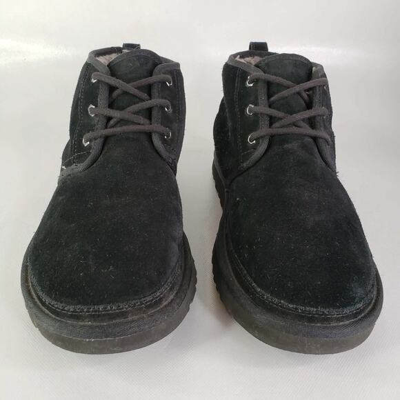 UGG Boot Neumel Men\'s Chukka Ankle US Size 13 Black Suede Lace Up main image 5
